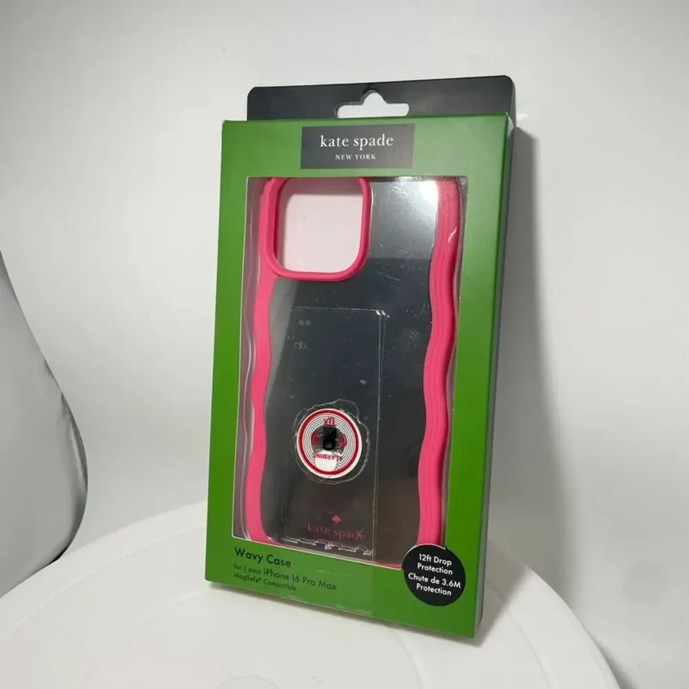 Kate Spade New York Wavy Case for iPhone 16 Pro Max - MagSafe Compatible